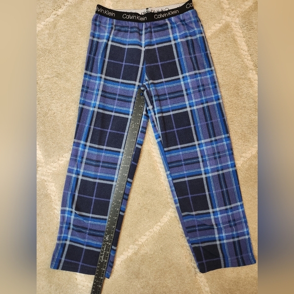 Calvin Klein Other - Calvin Klein Navy and Light Blue Plaid Lounge Pants 9/10